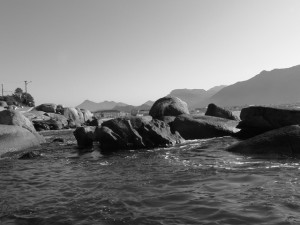 The rocks at mid tide Jaegers Walk Fish Hoek